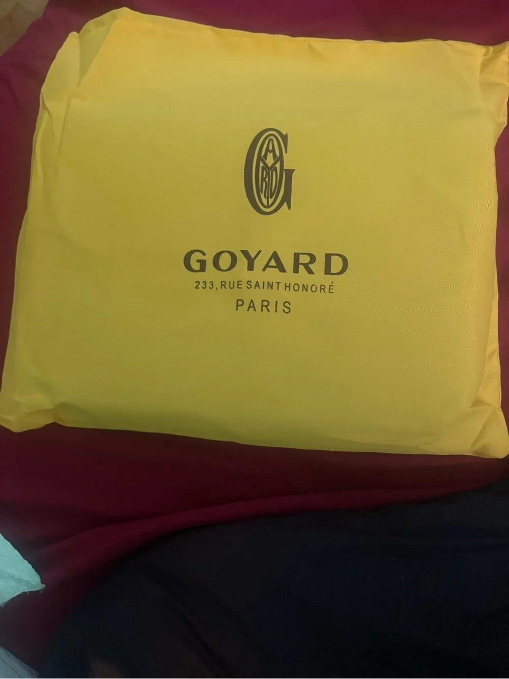 Goyard Gray Messenger Bag